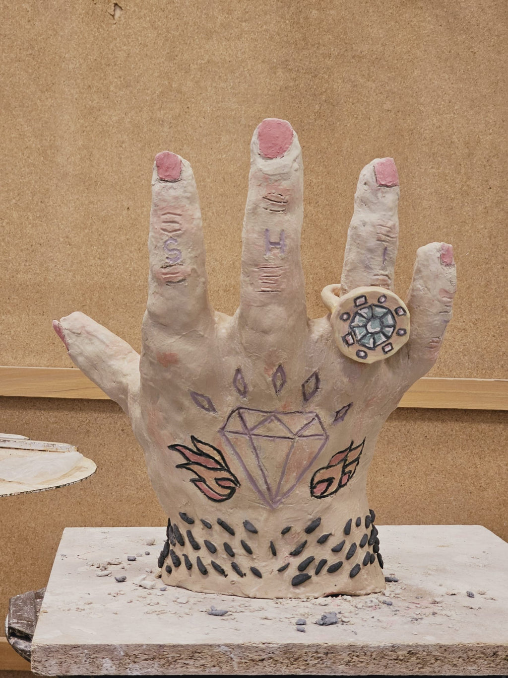 Escultura "Candela, hermano"