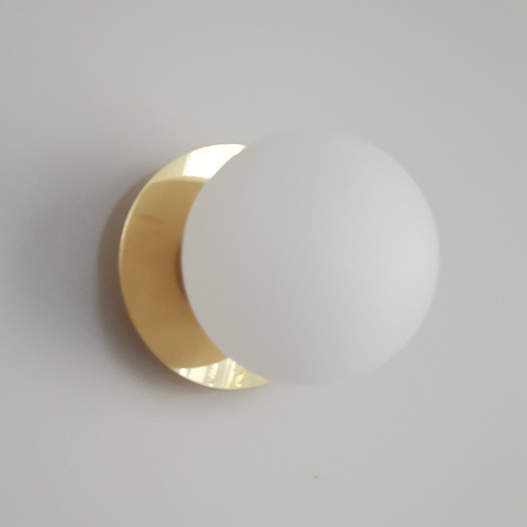 Aplique redondo blanco