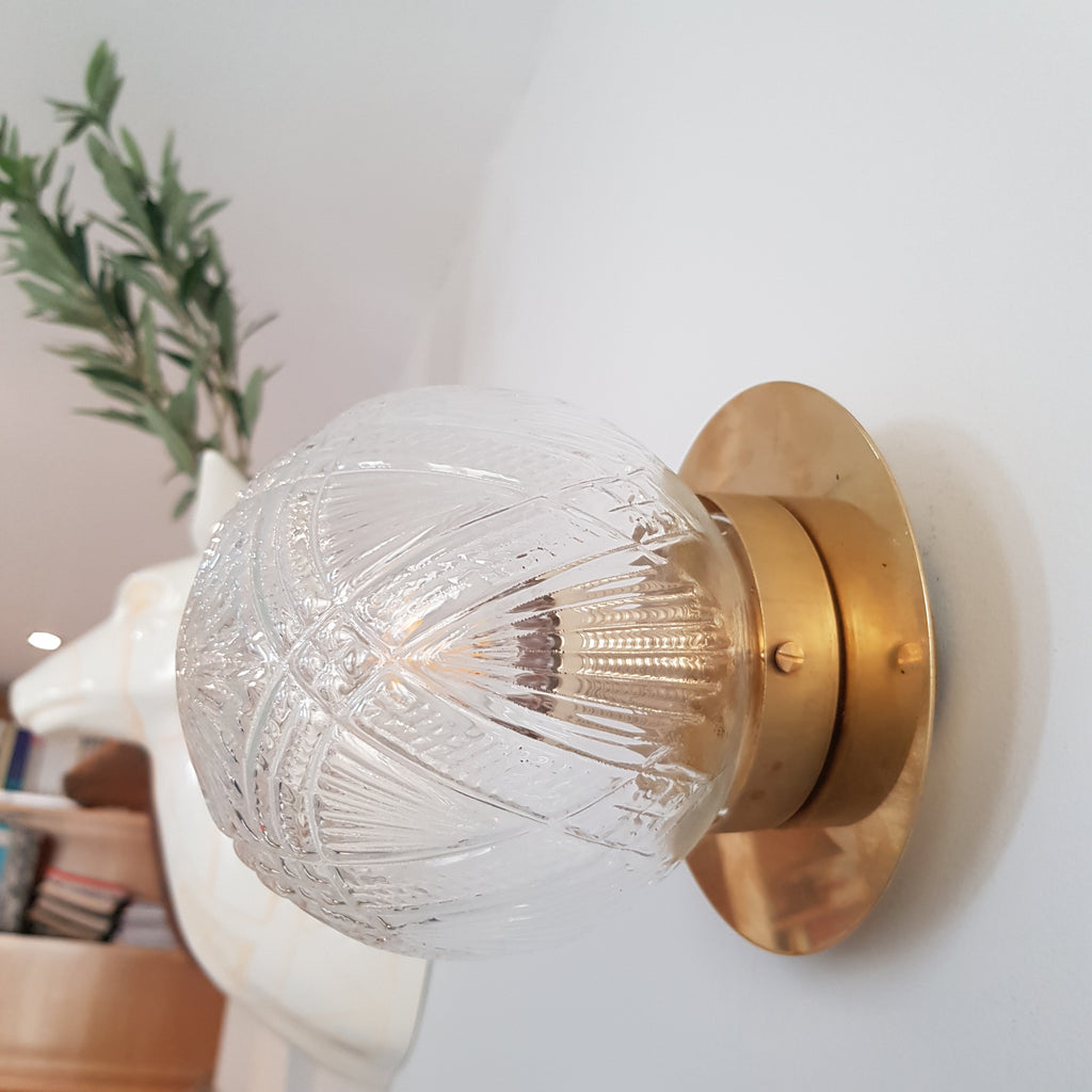 Aplique redondo transparente