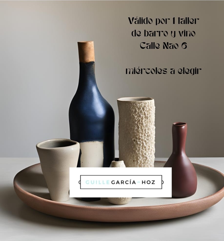 Tajeta Regalo Taller de Barro y Vino
