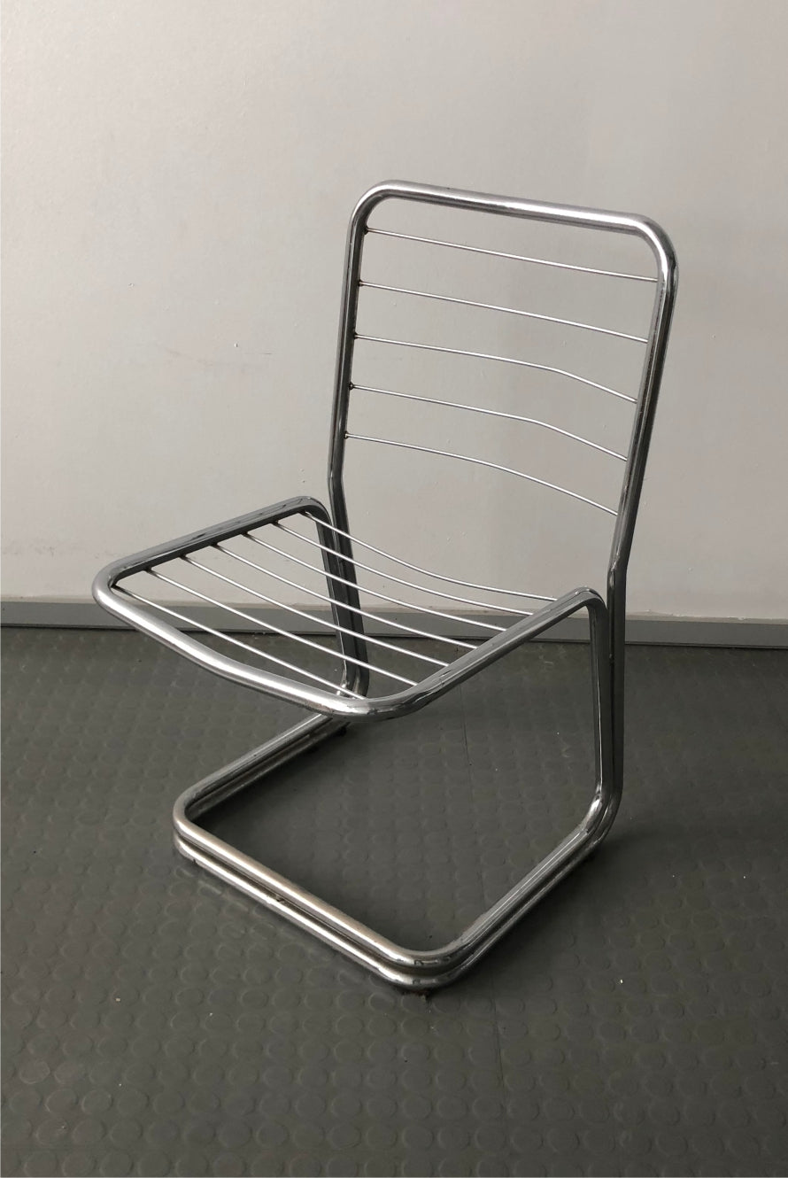 60's Silver Chair