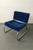 60's Blue Velvet Armchair