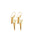 Gold Thunderbolt Earring