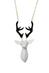 Hanging deer antlers