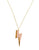 Gold Thunderbolt Necklace