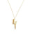 Gold Thunderbolt Necklace